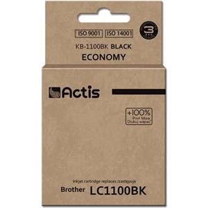 Actis KB-1100Bk Ink Cartridge (replacement for Brother LC1100BK/980BK; Standard; 28 ml; black)