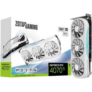 ZOTAC GAMING GeForce RTX 4070 Ti Trinity OC - White Edition - graphics card - GeForce RTX 4070 Ti - 12 GB - white