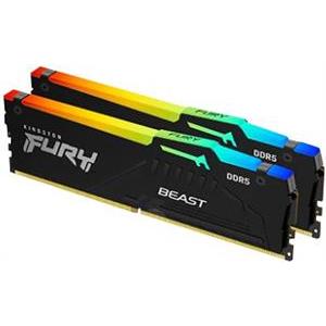 DDR5 64GB PC 4800 CL38 Kingston KIT (2x32GB) FURY Beast RGB retail