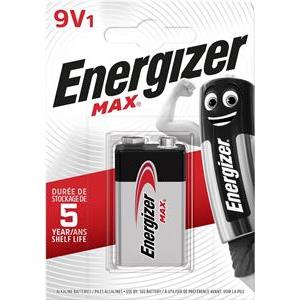 ENERGIZER BATTERY Max 426660 9V 6LR61, 1 piece, Eco pack