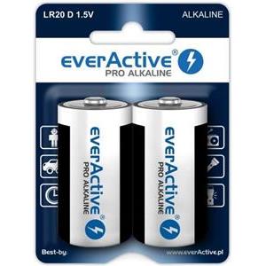 Alkaline batteries everActive Pro Alkaline LR20 D - blister card 2 pieces