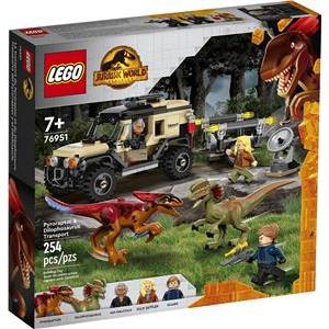 LEGO JURASSIC WORLD 76951 PYRORAPTOR & DILOPHOSAURUS TRANSPORT