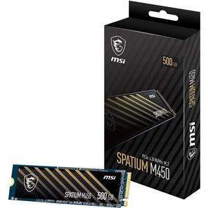 MSI SPATIUM M450 PCIe 4.0 NVMe M.2 500GB PCI Express 4.0 3D NAND