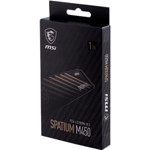 MSI SPATIUM M450 PCIe 4.0 NVMe M.2 1000GB PCI Express 4.0 3D NAND