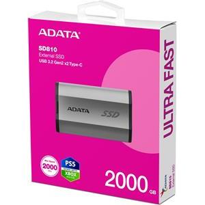 ADATA SD810 2 TB Black, Silver