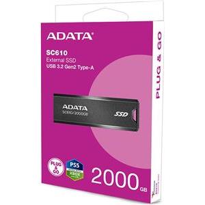 ADATA SC610 USB flash drive 2 TB USB Type-A 3.2 Gen 2 (3.1 Gen 2) Black