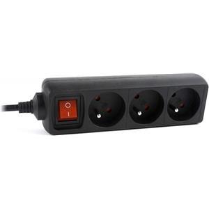 Gembird EG-PSU3F-01 surge protector Black 3 AC outlet(s) 230 V 0.6 m