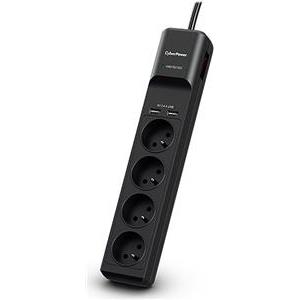 CyberPower Tracer III P0420SUD0-FR surge protector Black 4 AC outlet(s) 200 - 250 V 1.8 m