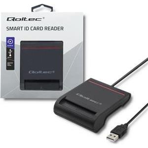 Qoltec Smart chip ID card scanner