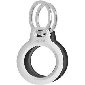 BELKIN SECURE AIRTAG HOLDER KEYCHAIN 2PACK BLK/WHT