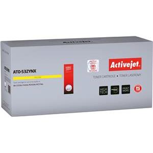 Activejet ATO-532YNX toner (replacement for OKI 46490605; Supreme; 6000 pages; yellow)