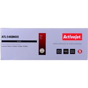 Activejet ATL-546BNXX Toner cartridge for Lexmark printers; Replacement Lexmark C546U1KG; Supreme; 8000 pages; black