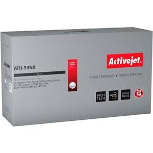 Activejet ATH-53NX Toner (replacement for HP 53X Q7553X, Canon CRG-715H; Supreme; 7900 pages; black)