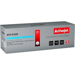 Activejet ATH-531N Toner (replacement for HP 304A CC531A, Canon CRG-718C; Supreme; 3200 pages; cyan)