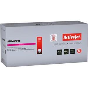 Activejet ATH-415MN toner cartridge for HP printers; Replacement HP 415A W2033A; Supreme; 2100 pages; magenta, with chip