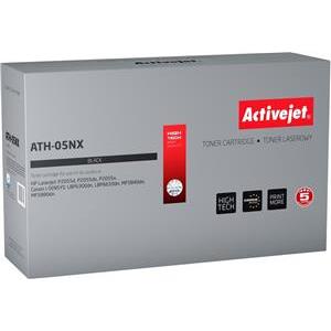 Activejet ATH-05NX Toner (replacement for HP 05X CE505X, Canon CRG-719H; Supreme; 6500 pages; black)