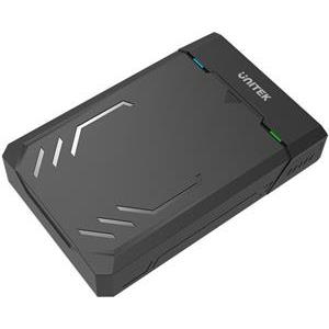 UNITEK Y-3035 storage drive enclosure HDD/SSD enclosure Black 2.5/3.5