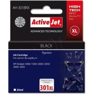 Activejet Ink Cartridge AH-301BRX (HP 301XL CH563EE compatible; Premium; 20 ml; black)