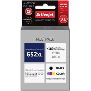 Activejet AH-M652RX ink (replacement for HP 652 F6V25AE/F6V24AE; Premium; 1 x 20 ml, 1 x 21 ml; black, color)
