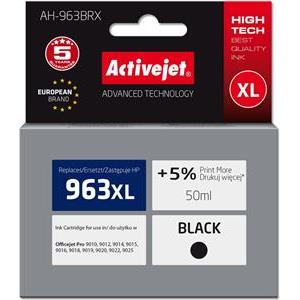 Activejet AH-963BRX Ink Cartridge (replacement for HP 963XL 3JA30AE; Premium; 2100 pages; 50 ml, black)