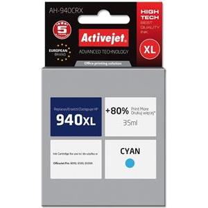 Activejet AH-940CRX Ink (replacement for HP 940XL C4907AE; Premium; 35 ml; cyan)