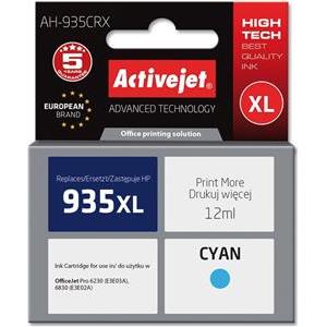 Activejet AH-935CRX ink (replacement for HP 935XL C2P24AE; Premium; 12 ml; cyan)