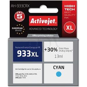 Activejet AH-933CRX ink (replacement for HP 933XL CN054AE; Premium; 13 ml; cyan)