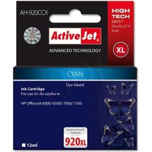 Activejet AH-920CCX Ink Cartridge (replacement for HP 920XL CD972AE; Premium; 12 ml; cyan)