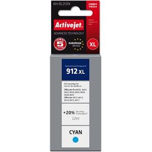 Activejet AH-912CRX Ink Cartridge (replacement for HP 912XL 3YL81AE; Premium; 990 pages; cyan)