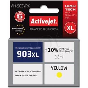 Activejet AH-903YRX ink (replacement for HP 903XL T6M11AE; Premium; 12 ml; yellow)