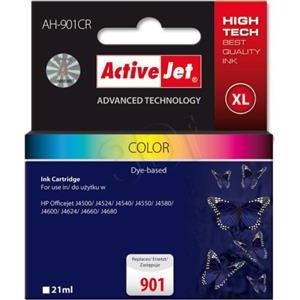 Activejet AH-901CR Ink (replacement for HP 901 CC656AE; Premium; 21 ml; colour)