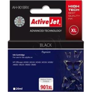 Activejet AH-901BRX Ink (replacement for HP 901XL CC654AE; Premium; 20 ml; black)