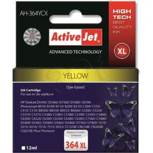 Activejet AH-364YCX ink (replacement for HP 364XL CB325EE; Premium; 12 ml; yelllow