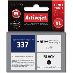 Activejet AH-337R Ink Cartridge (replacement for HP 337 C9364EE; Premium; 25 ml; black)