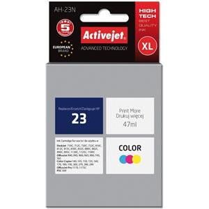 Activejet AH-23N Ink cartridge (replacement for HP 23 C1823D; Supreme; 47 ml; color)