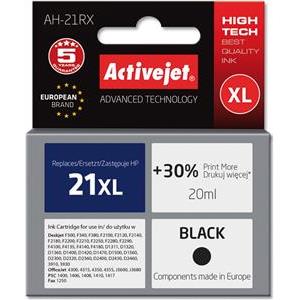 Activejet AH-21RX Ink cartridge (replacement for HP 21XL C9351A; Premium; 20 ml; black)