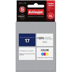 Activejet AH-17R Ink cartridge (replacement for HP 17 C6625A; Premium; 39 ml; color)