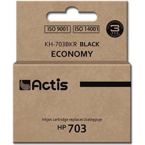 Actis KH-703BKR ink (replacement for HP 703 CD887AE; Standard; 15 ml; black)