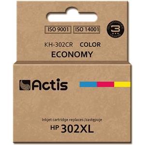 Actis KH-302CR ink (replacement for HP 302XL F6U67AE; Premium; 21 ml; color)