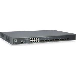 LevelOne Switch 8x GE GTL-2091 12x10GSFP+19