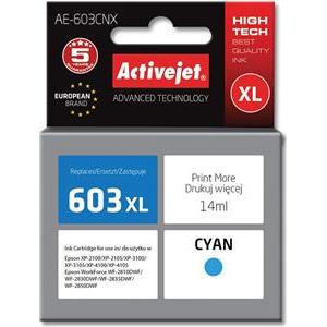 Activejet AE-603CNX ink (replacement for Epson 603XL T03A24; Supreme; 14 ml; cyan)