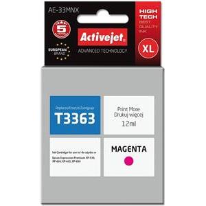 Activejet AE-33MNX Ink cartridge (replacement for Epson 33XL T3363; Supreme; 12 ml; magenta)