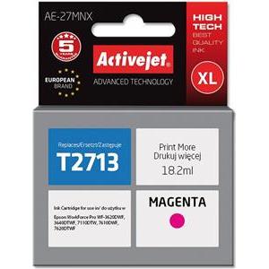 Activejet AE-27MNX Ink cartridge (replacement for Epson 27XL T2713; Supreme; 18 ml; magenta)