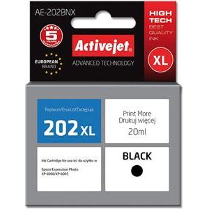 Activejet AE-202BNX ink (replacement for Epson 202XL G14010; Supreme; 20 ml; black)