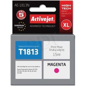 Activejet AE-1813N Ink cartridge (replacement for Epson 18XL T1813; Supreme; 15 ml; magenta)