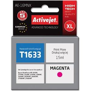 Activejet AE-16MNX Ink cartridge (replacement for Epson 16XL T1633; Supreme; 15 ml; magenta)