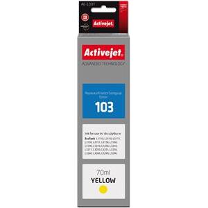 Activejet AE-103Y ink (replacement Epson 103 C13T00S44A; Supreme; 70 ml; yellow)