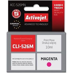 Activejet ACC-526MN Ink cartridge (replacement for Canon CLI-526M; Supreme; 10 ml; magenta)