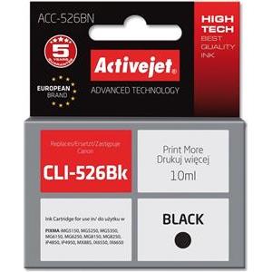 Activejet ACC-526BN Ink cartridge (replacement for Canon CLI-526Bk; Supreme; 10 ml; black)