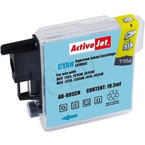 Activejet AB-985CN ink (replacement for Brother LC985C; Supreme; 19.5 ml; cyan)